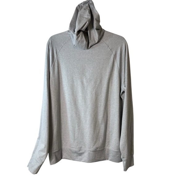 VUORI | Men’s Ponto Performance 1/2 Zip Hoodie - Heathered Grey - Sz Large - Picture 5 of 8